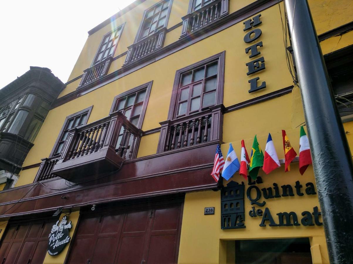 La Quinta De Amat Hotel Lima Eksteriør billede